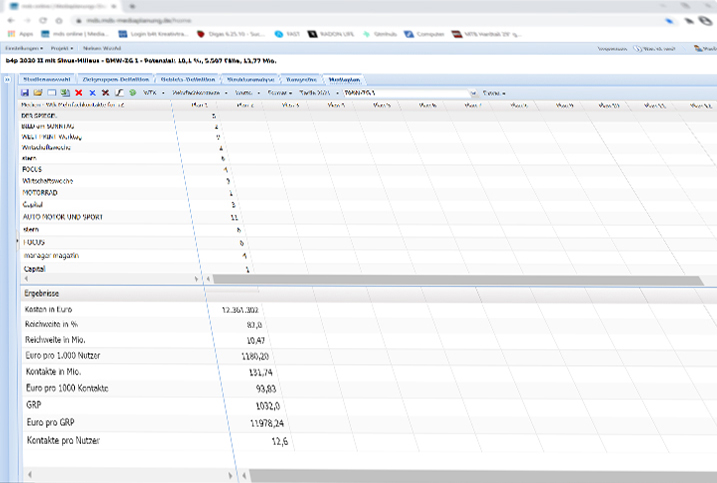 Simple data export to your mds system (Mediaplanungs-Dialog-System)